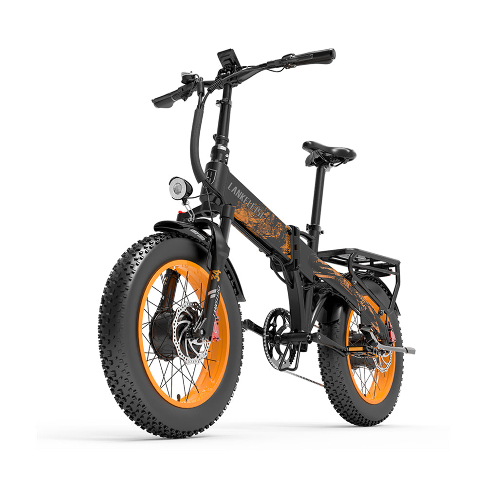 LANKELEISI X2000 MAX | Vélo électrique Fat Bike 20" pliant | 1000W Dual Motor | V-max 25 km/h | Autonomie 130 km - Nova Bikes