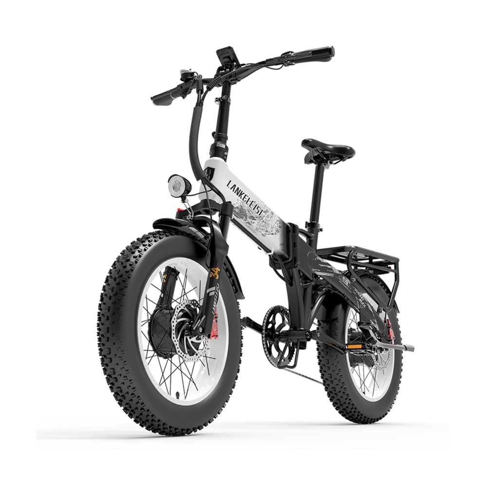 LANKELEISI X2000 MAX | Vélo électrique Fat Bike 20" pliant | 1000W Dual Motor | V-max 25 km/h | Autonomie 130 km - Nova Bikes