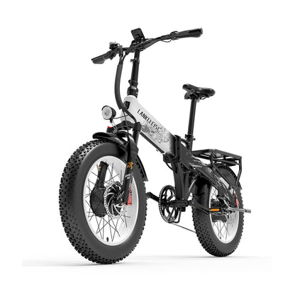 LANKELEISI X2000 MAX | Vélo électrique Fat Bike 20" pliant | 1000W Dual Motor | V-max 25 km/h | Autonomie 130 km - Nova Bikes