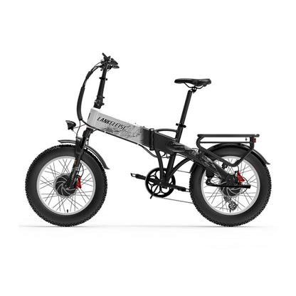 LANKELEISI X2000 MAX | Vélo électrique Fat Bike 20" pliant | 1000W Dual Motor | V-max 25 km/h | Autonomie 130 km - Nova Bikes
