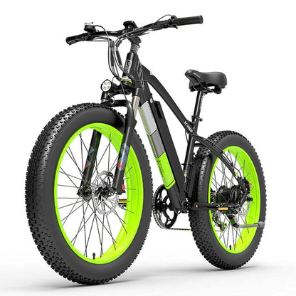 LANKELEISI XC4000 | Vélo électrique Fat Bike 26" | 1000W | V-max 25 km/h | 105 km d’autonomie - Nova Bikes